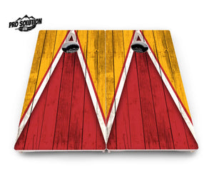 Team Color Triangle Cornhole Boards - Pro Solution Lite Series Cornhole Solutions