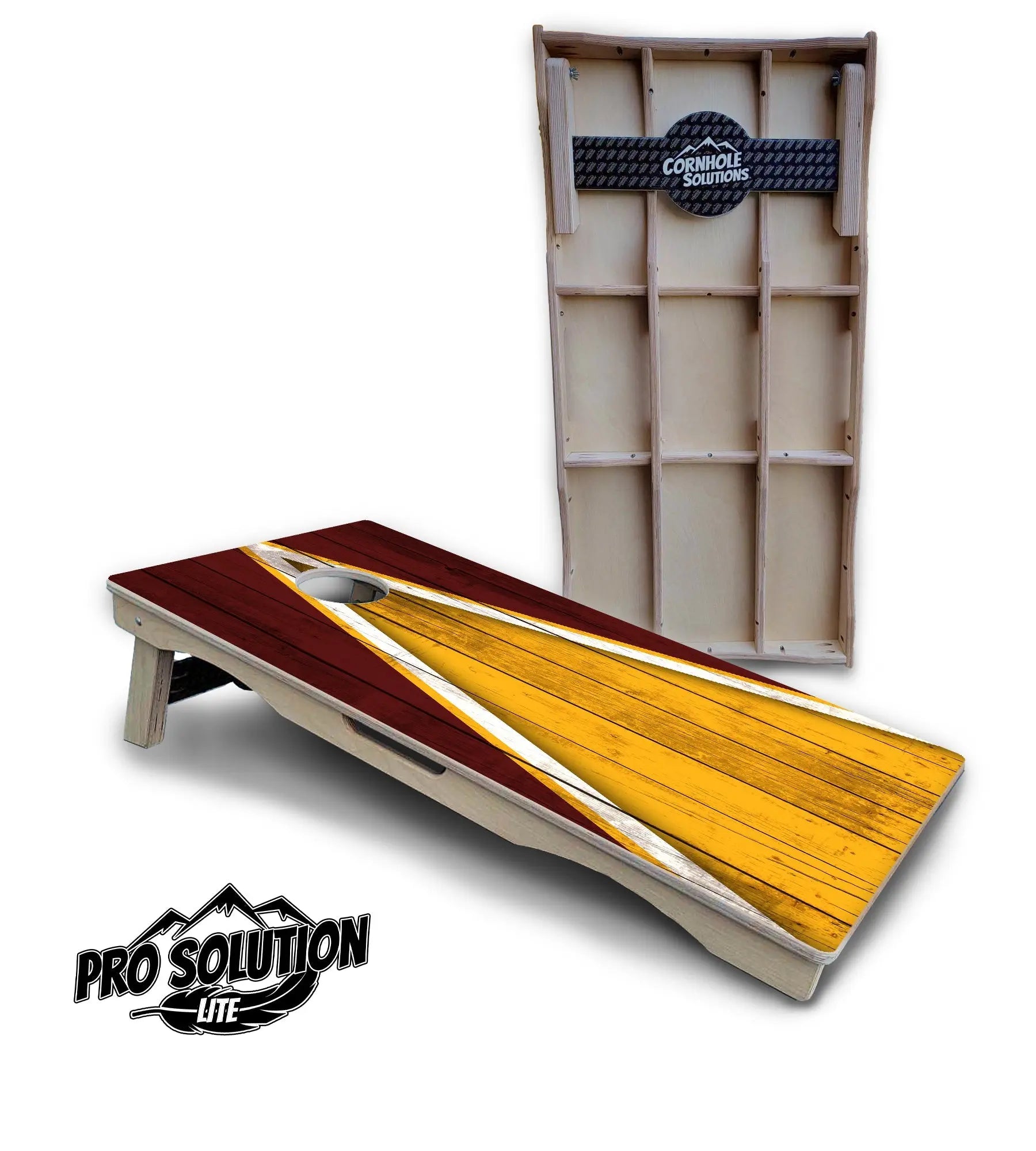 Team Color Triangle Cornhole Boards - Pro Solution Lite Series Cornhole Solutions