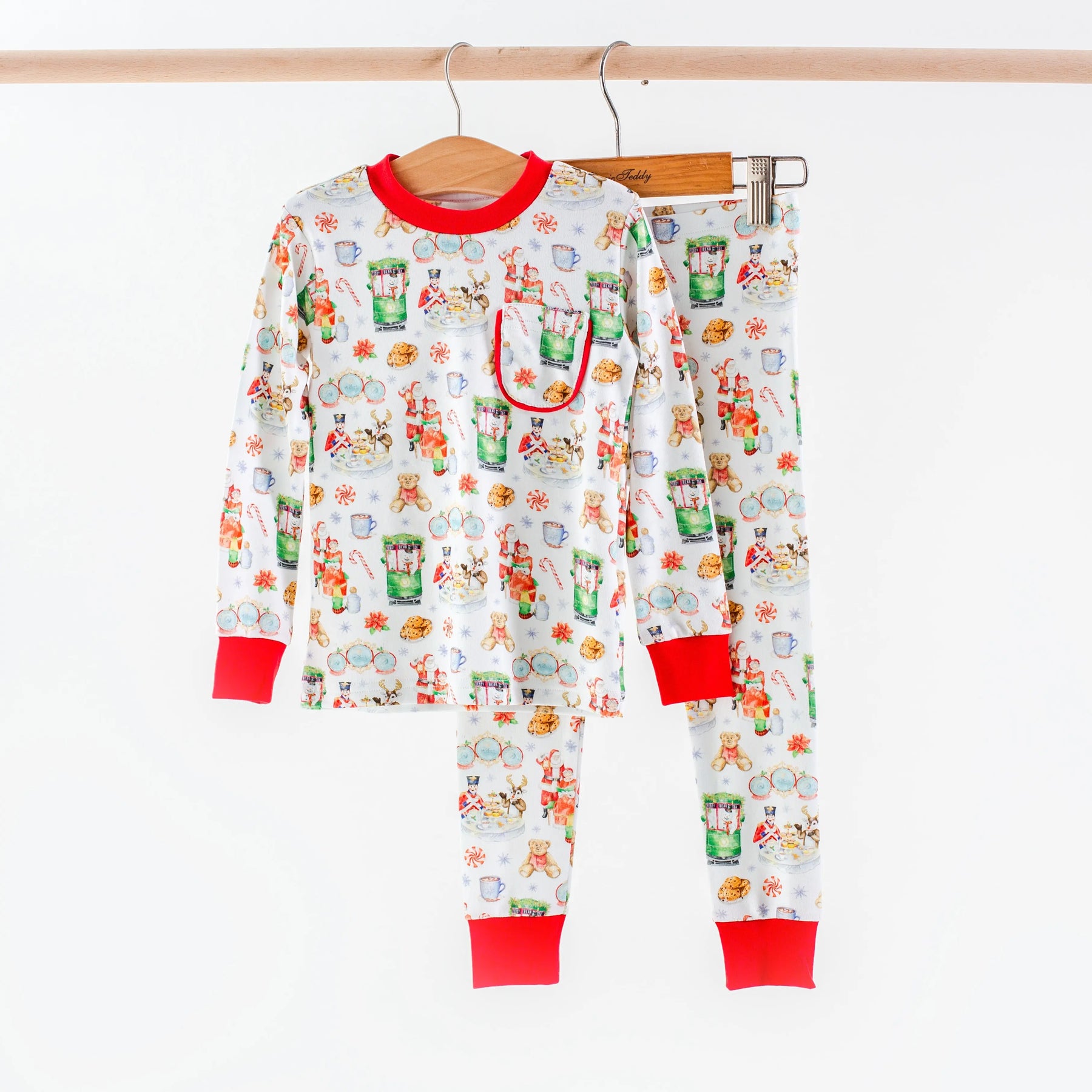 Teddy Bear Tea Organic Cotton Kids Pajamas Nola Tawk