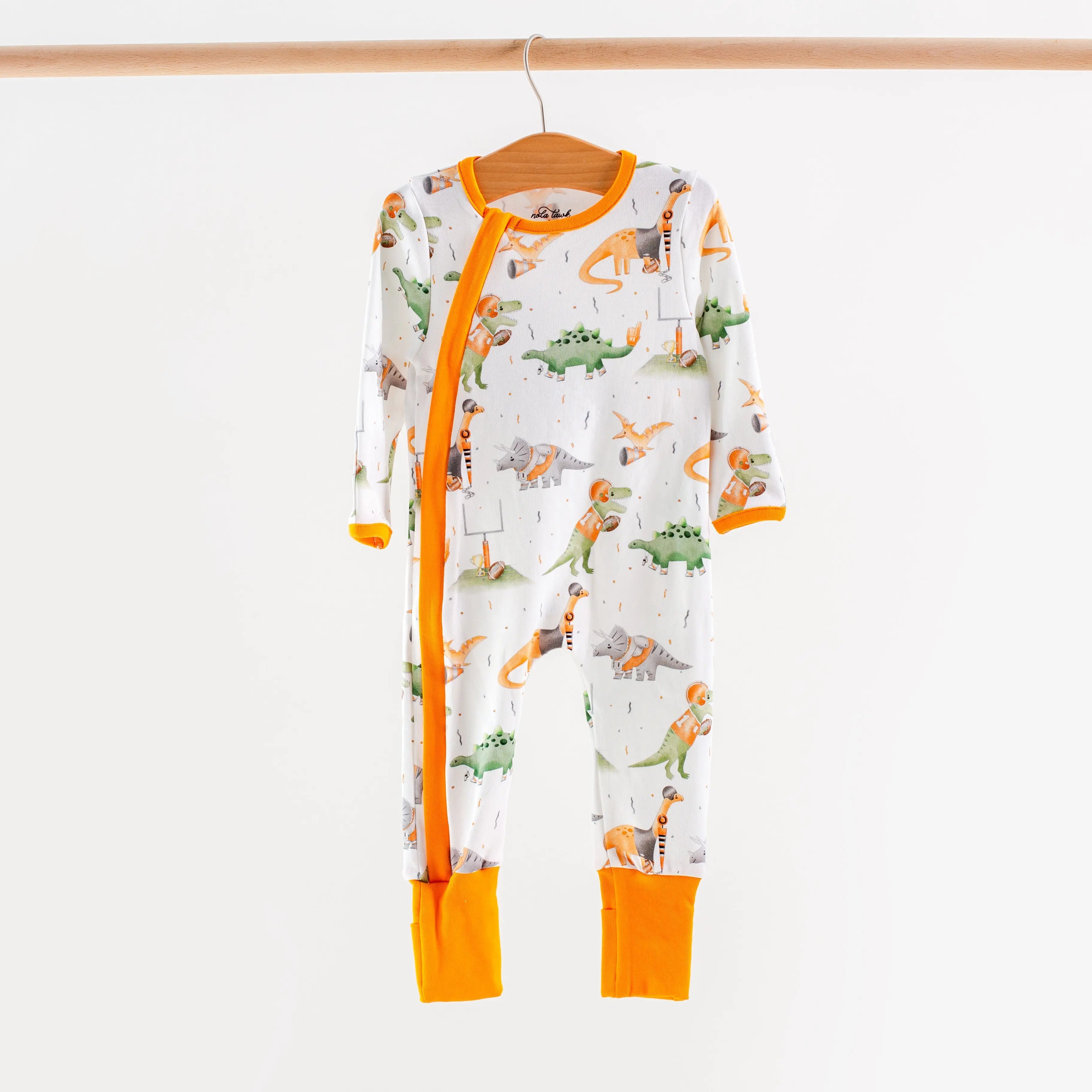 Tennessee Dinos All-Stars Organic Cotton Kids Pajamas Nola Tawk
