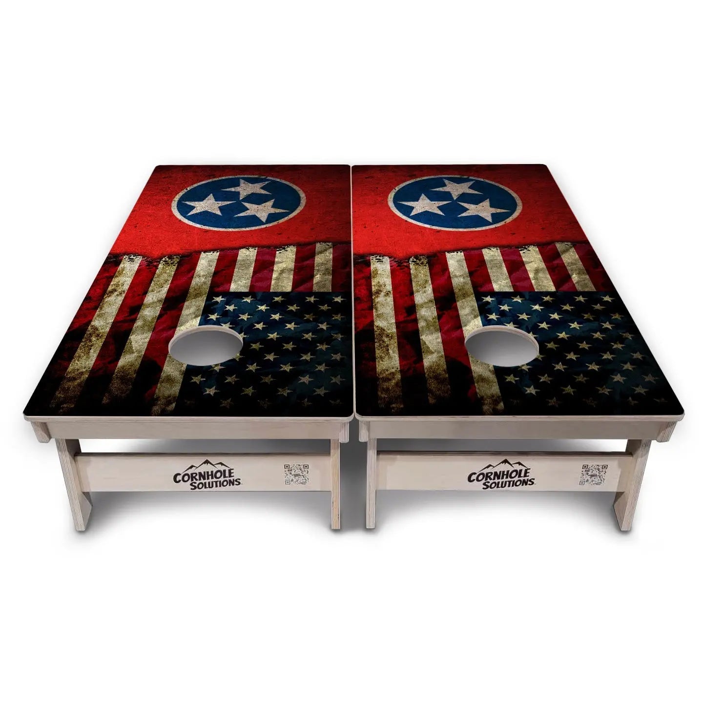 Tennessee USA Flag Cornhole Boards - Professional Tournament Series Cornhole Solutions