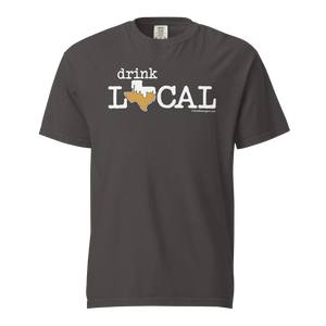 Texas Beer Mug Tee - Drink Local - COMFORT COLORS BRAND TEE Drink Beer Gear