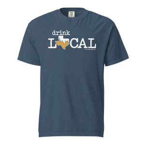 Texas Beer Mug Tee - Drink Local - COMFORT COLORS BRAND TEE Drink Beer Gear