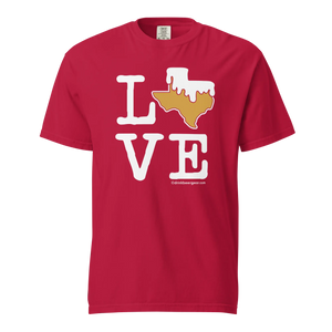 Texas Beer Mug Tee - LOVE - COMFORT COLORS BRAND TEE Drink Beer Gear