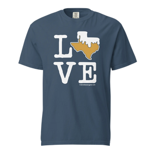 Texas Beer Mug Tee - LOVE - COMFORT COLORS BRAND TEE Drink Beer Gear