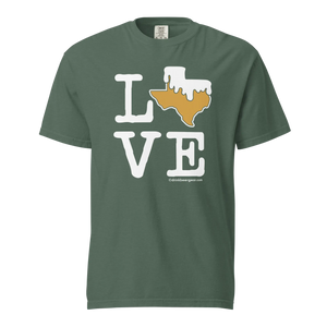 Texas Beer Mug Tee - LOVE - COMFORT COLORS BRAND TEE Drink Beer Gear