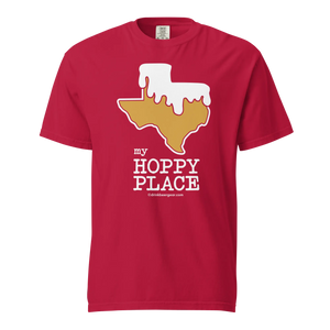 Texas Beer Mug Tee - My Hoppy Place - COMFORT COLORS BRAND TEE Drink Beer Gear