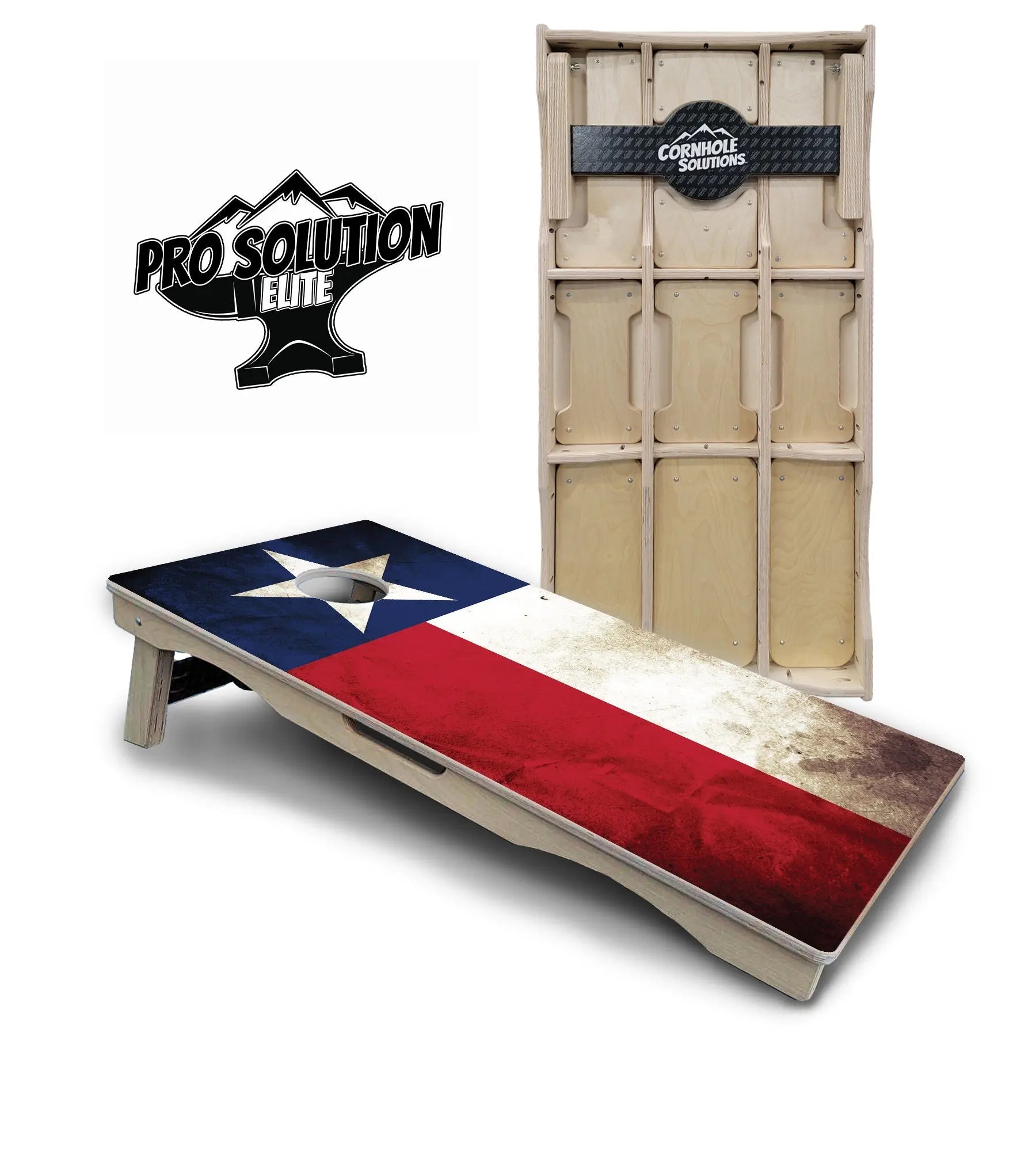 Texas Flag Cornhole Boards - Pro Solution Elite Series Cornhole Solutions