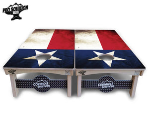 Texas Flag Cornhole Boards - Pro Solution Elite Series Cornhole Solutions