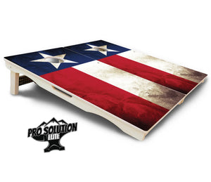 Texas Flag Cornhole Boards - Pro Solution Elite Series Cornhole Solutions