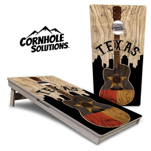 Texas Guitar Cornhole Boards - Professional Tournament Series Cornhole Solutions