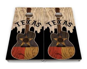 Texas Guitar Cornhole Boards - Professional Tournament Series Cornhole Solutions