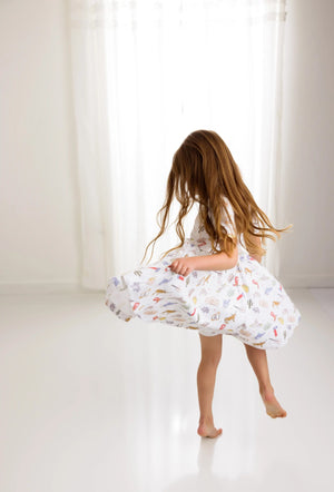 Texas Kids Organic Cotton Twirl Dress Nola Tawk