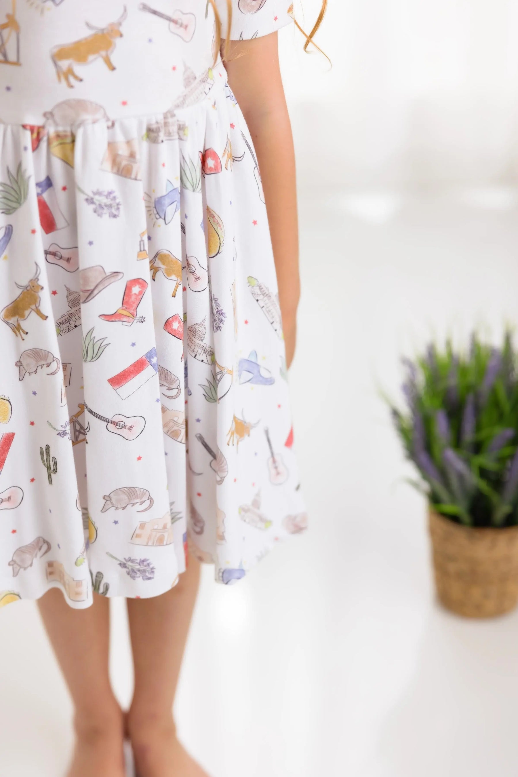 Texas Kids Organic Cotton Twirl Dress Nola Tawk