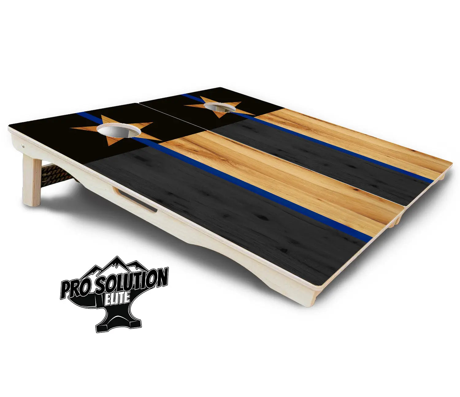 Texas Thin Blue Line Cornhole Boards - Pro Solution Elite Series Cornhole Solutions