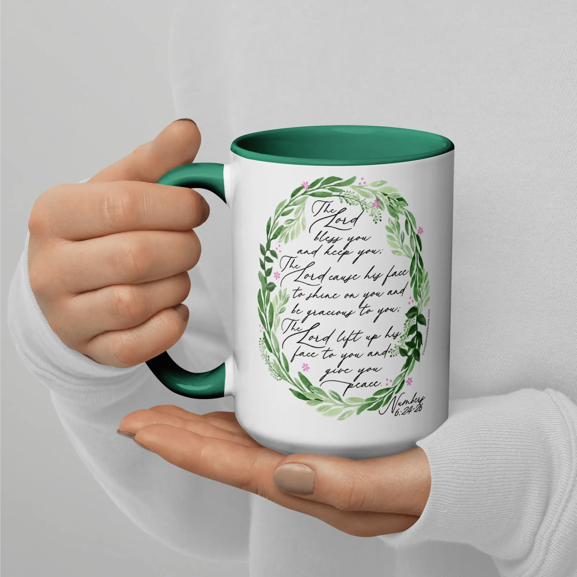 Lord Bless You Mug - Numbers 6:24-26 Scripture Mug - Christian Gift - Ceramic Coffee Cup - Main Street Collective