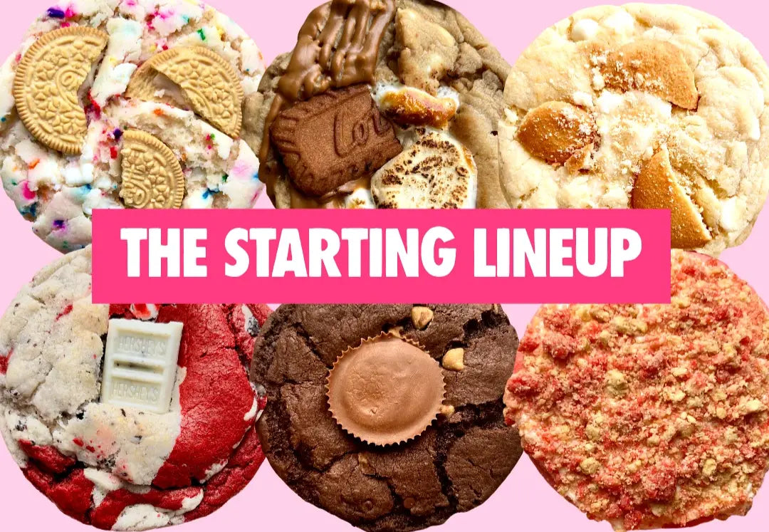 The Starting Lineup – Fan Favorite Cookie Box Let's Get Baked Artisan Desserts