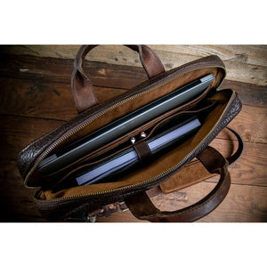 Theodore Leather Attache Mission Mercantile Leather Goods