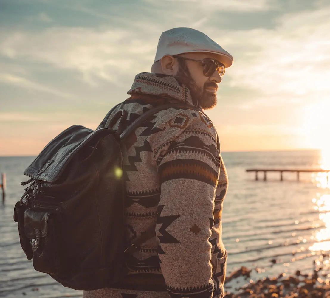 Theodore Leather Backpack Mission Mercantile Leather Goods