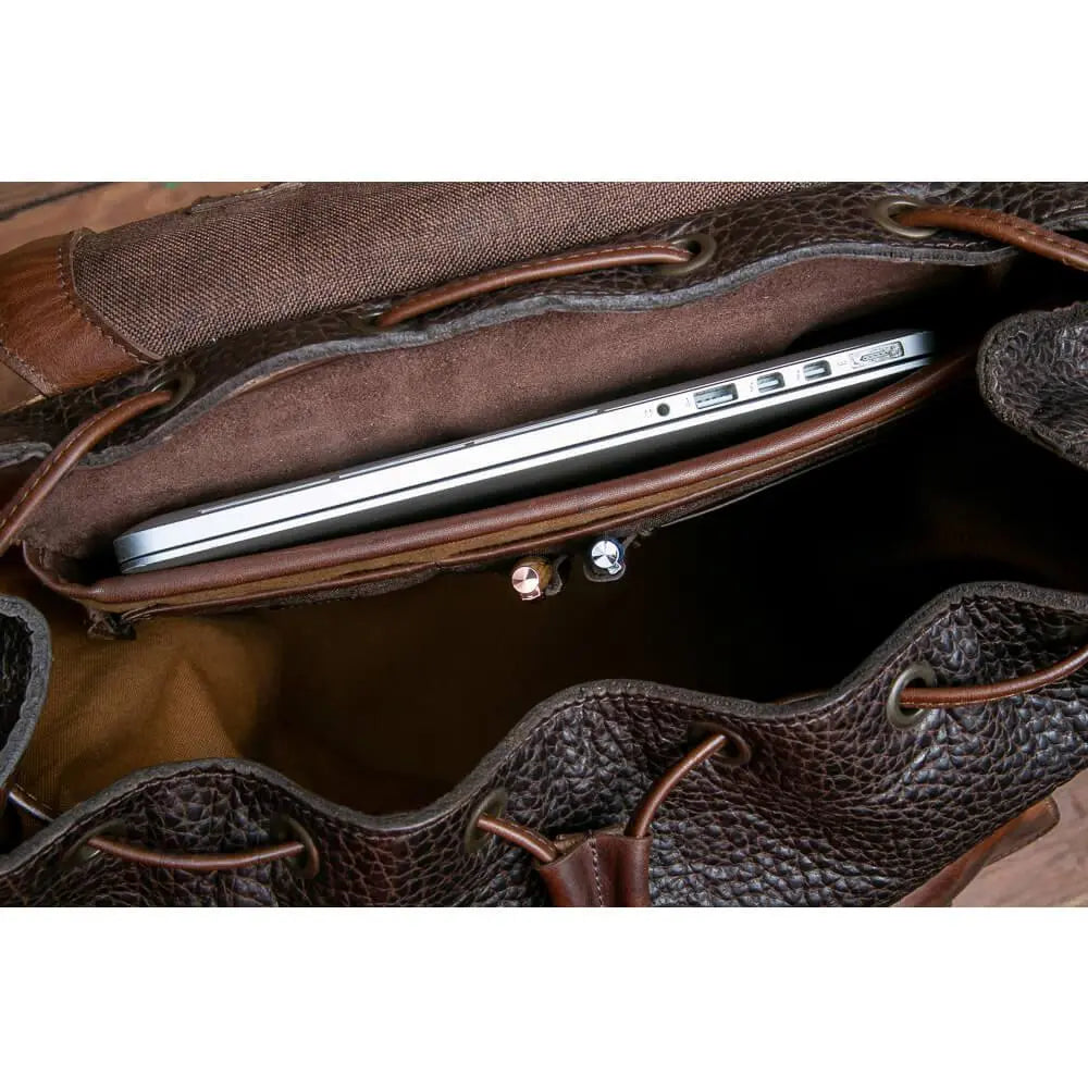 Theodore Leather Backpack Mission Mercantile Leather Goods