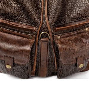 Theodore Leather Backpack Mission Mercantile Leather Goods