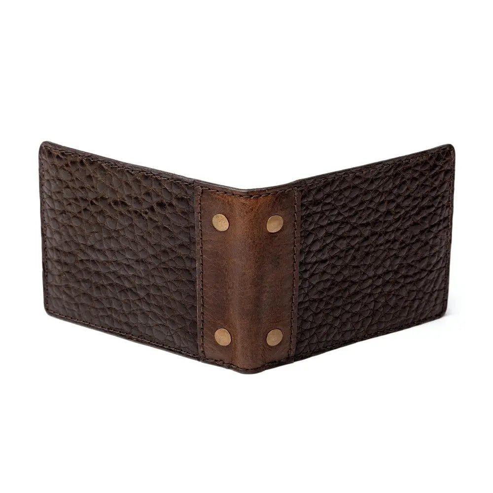 Theodore Leather Bifold Wallet Mission Mercantile Leather Goods