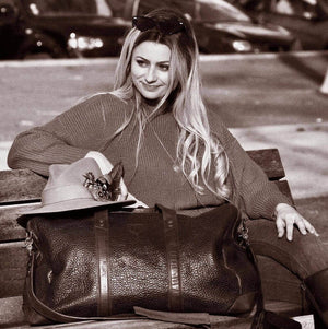 Theodore Leather Duffle Bag Mission Mercantile Leather Goods