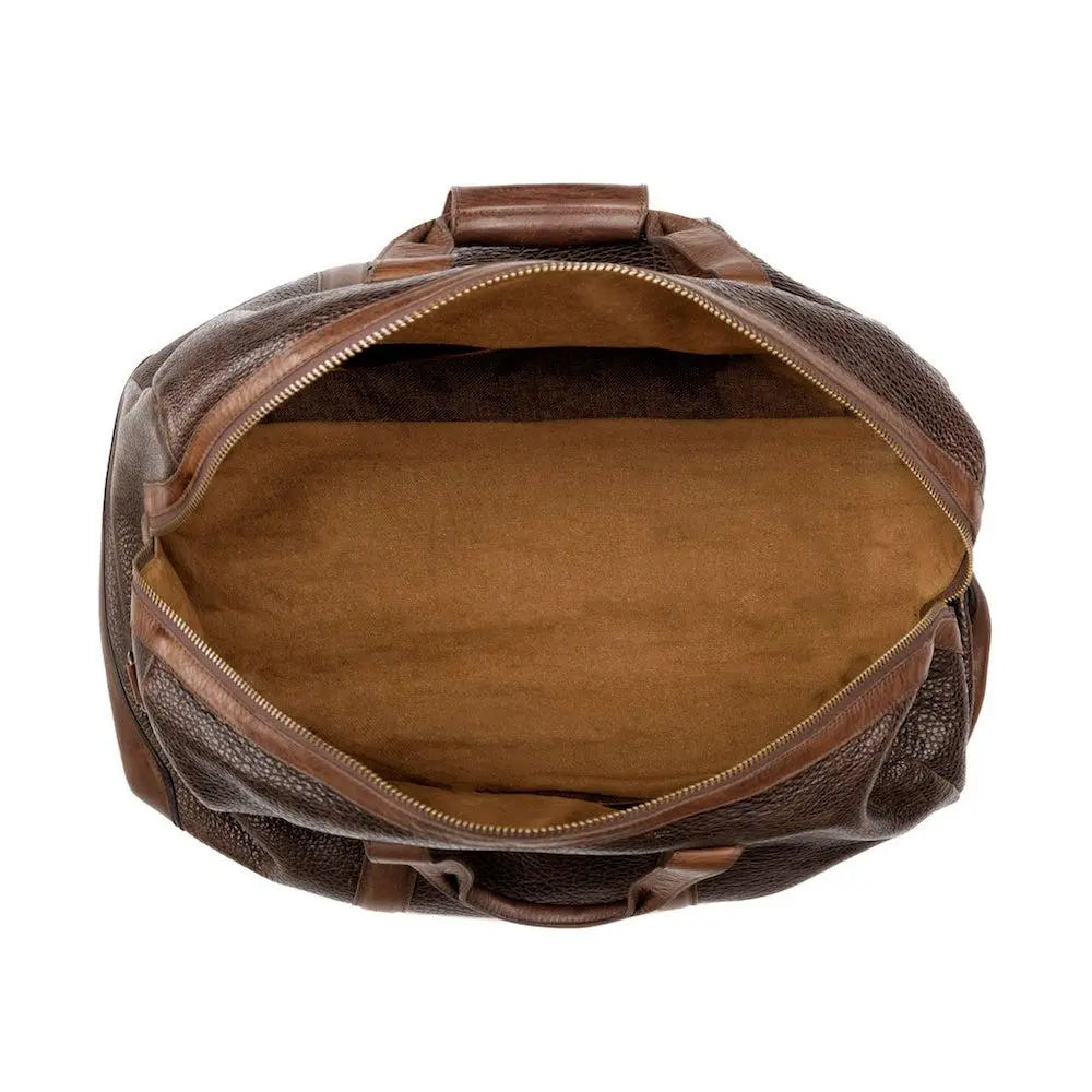 Theodore Leather Duffle Bag Mission Mercantile Leather Goods