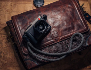 Theodore Leather Messenger Bag Mission Mercantile Leather Goods