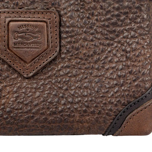 Theodore Leather Zippered Pouch Mission Mercantile Leather Goods