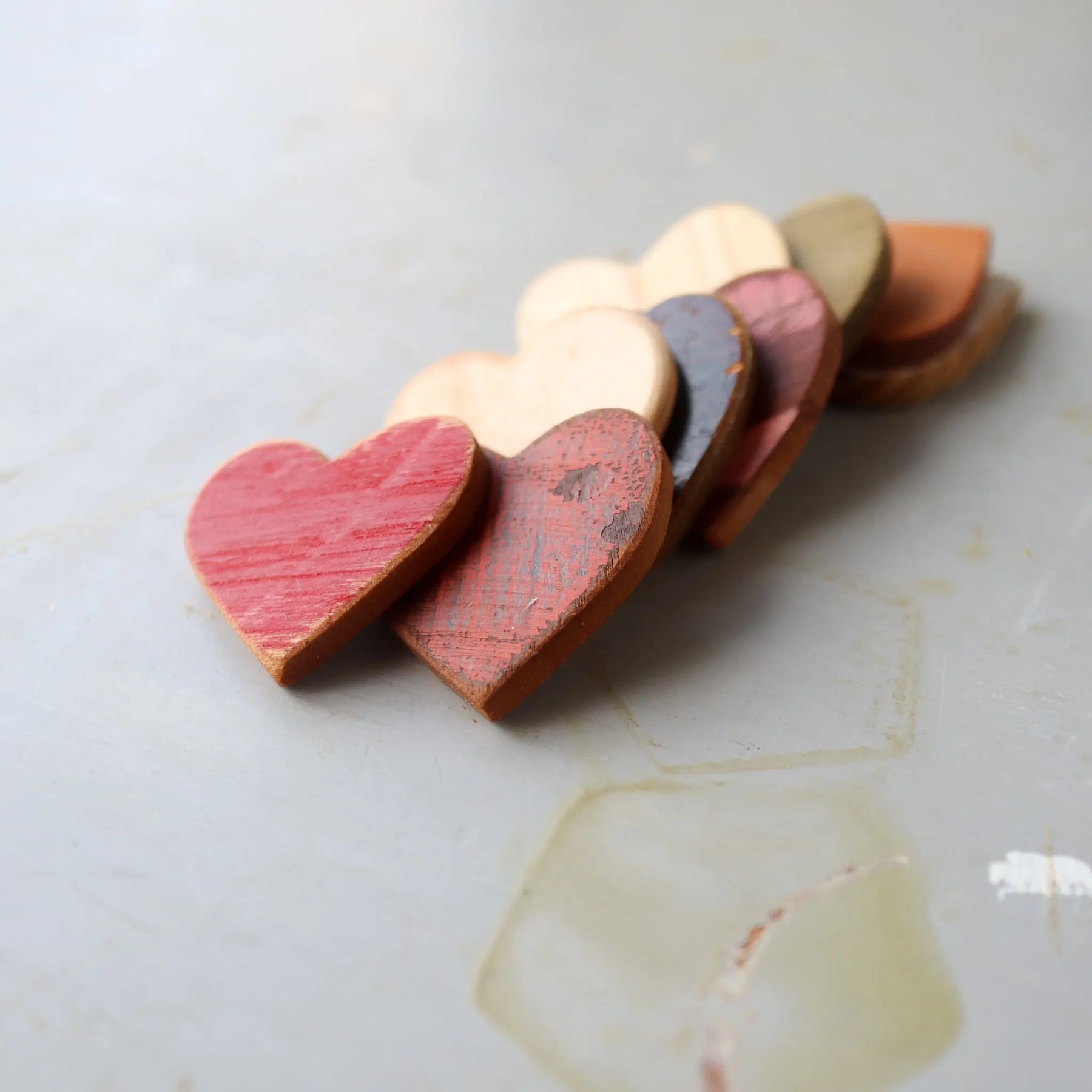 Thin Wooden Hearts Dennehey Design Co.