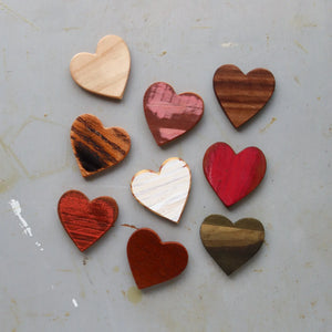 Thin Wooden Hearts Dennehey Design Co.