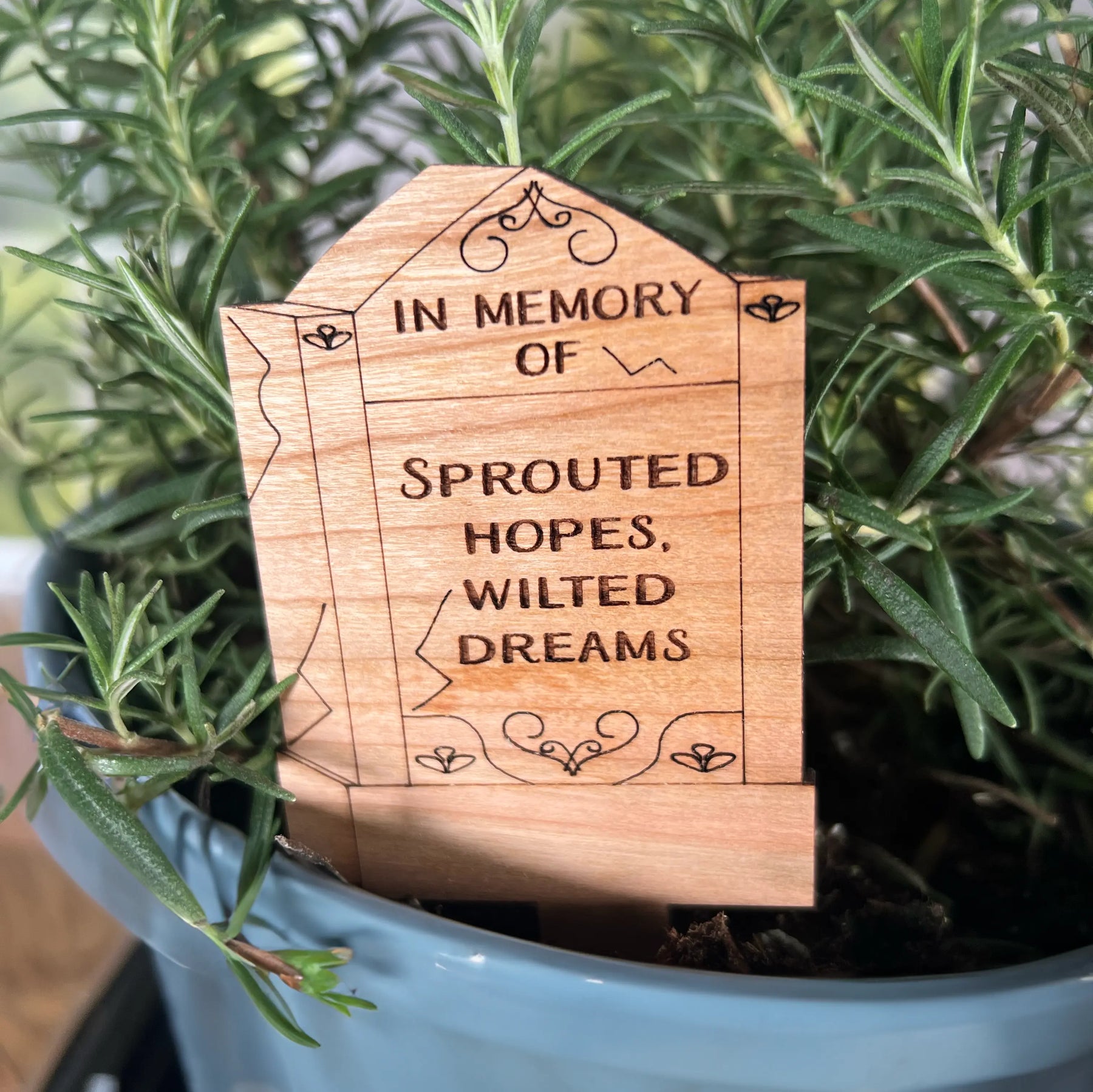Tombstone Plant Picks (6 Designs) Artspeak Studio