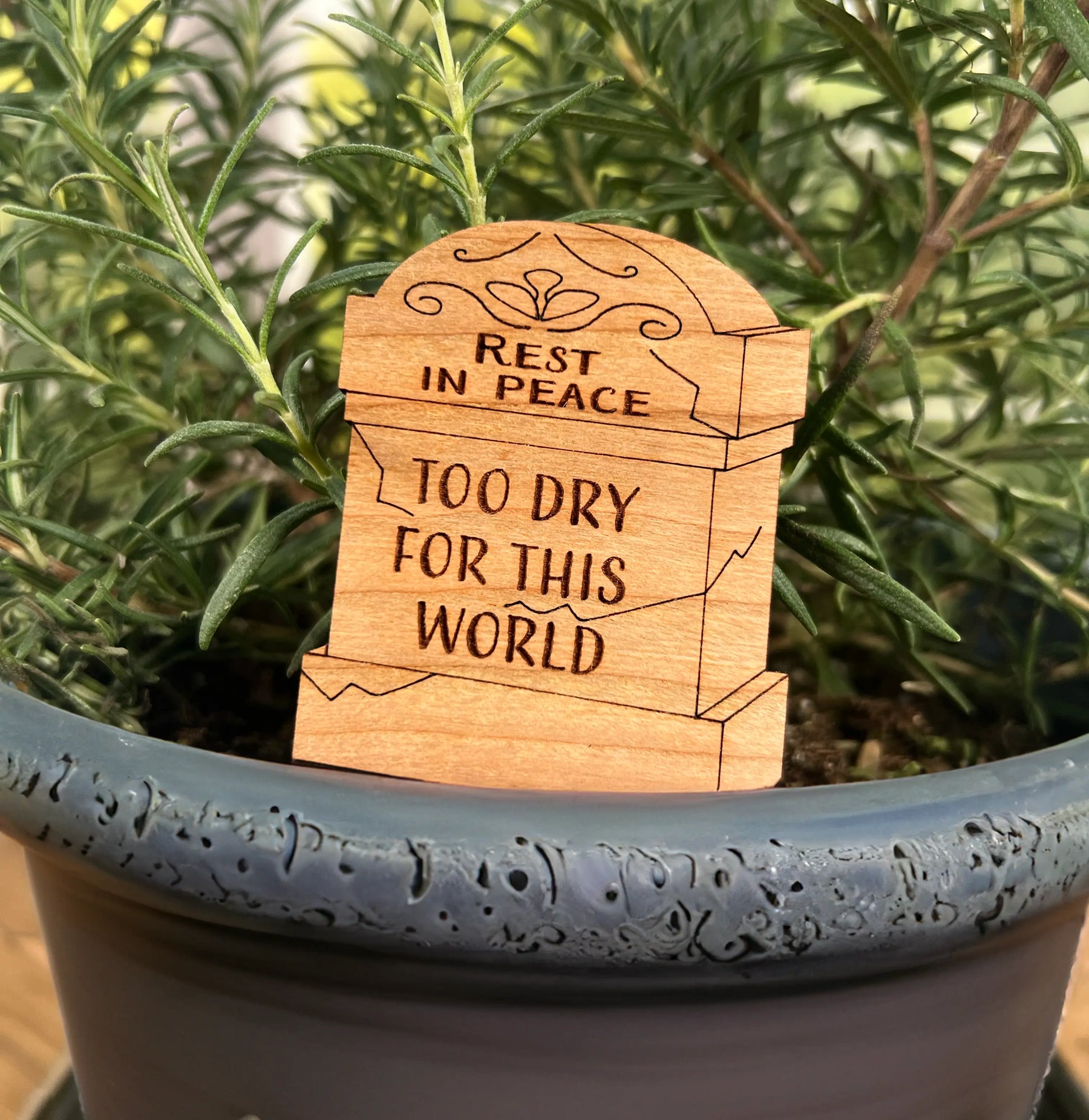 Tombstone Plant Picks (6 Designs) Artspeak Studio