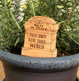 Tombstone Plant Picks (6 Designs) Artspeak Studio