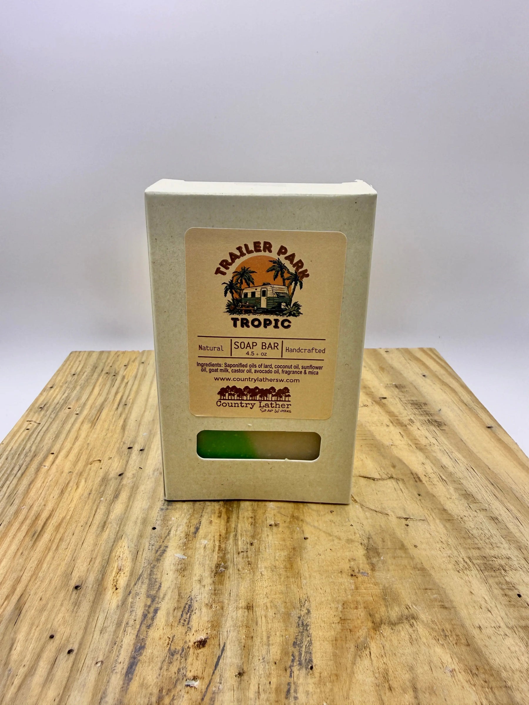 Trailer Park Tropic handmade Southern soap bar