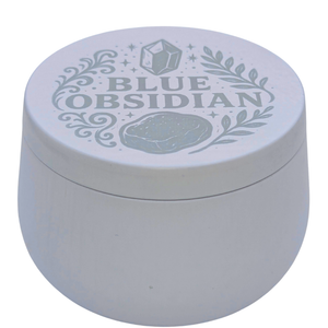 Blue Obsidian™ Tranquil Soy Candle | Bold Grounded Clarity – ResilScents™