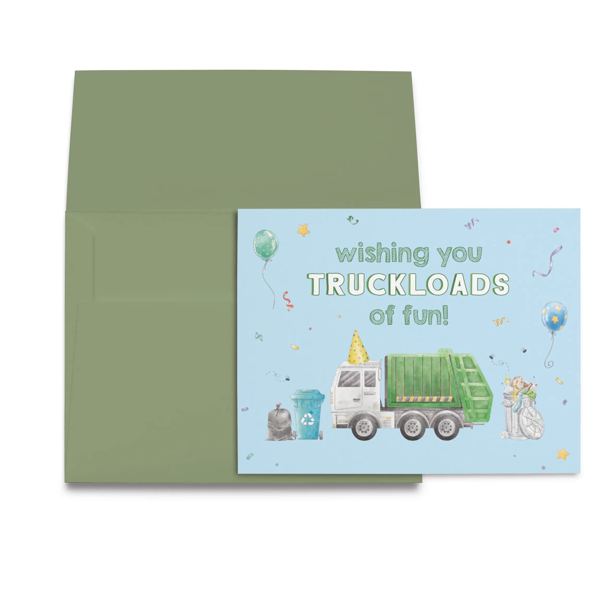 Truckloads of Fun Birthday Card Nola Tawk