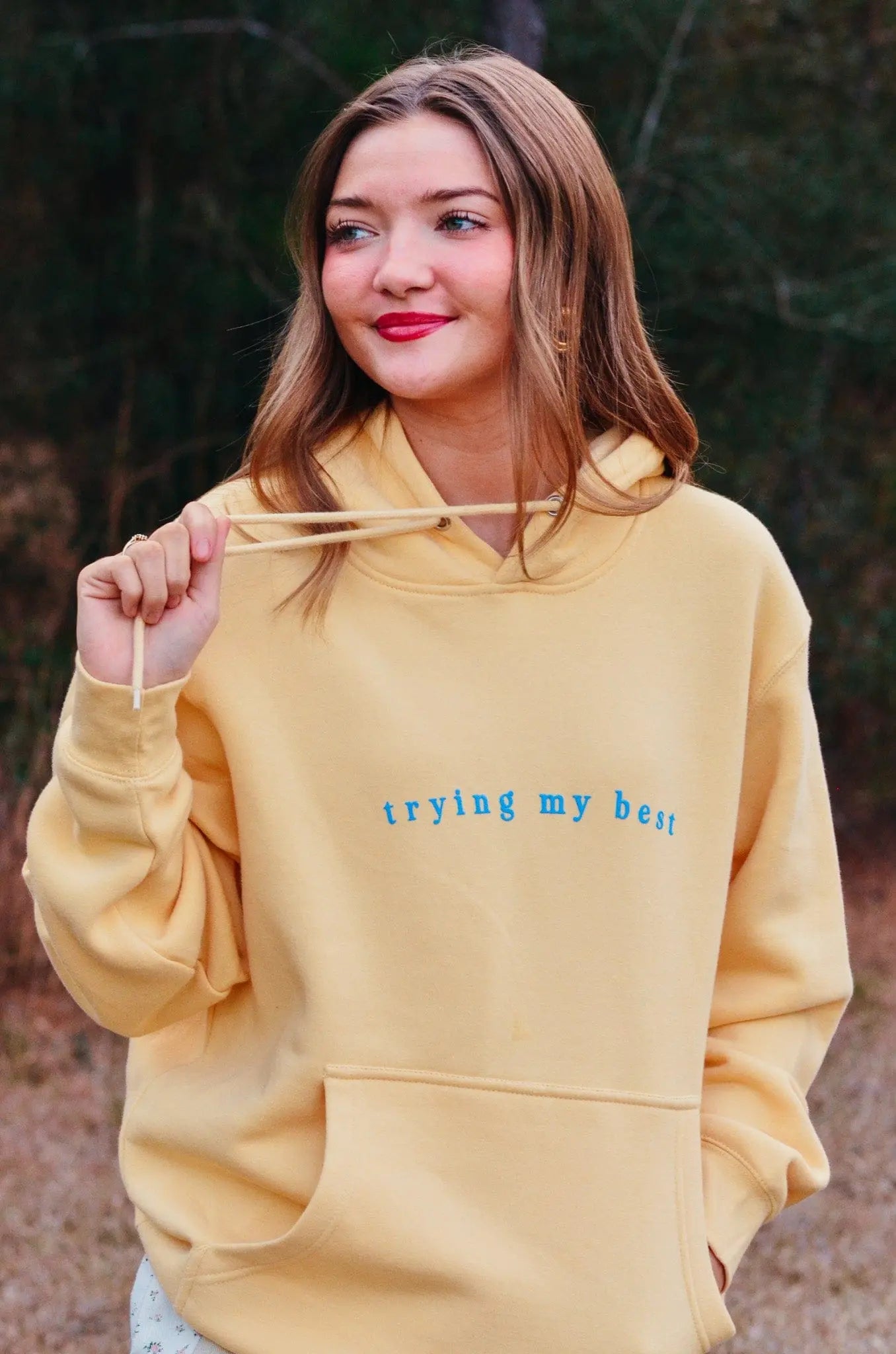 Trying My Best Hoodie Southern Bliss Company