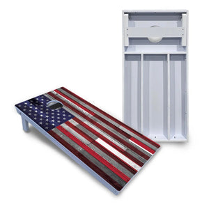 USA / Canada / Union Jack Plank Flag Cornhole Boards - All Weather Series Cornhole Solutions