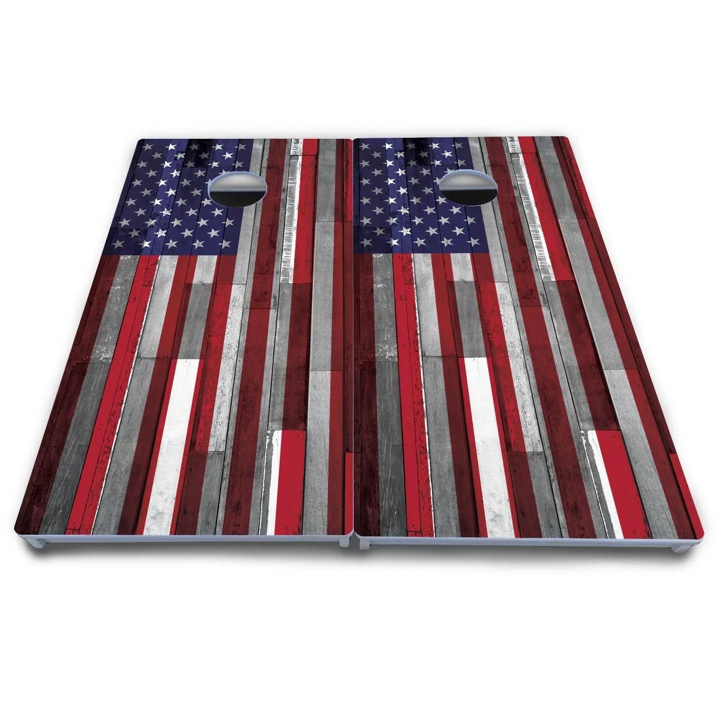 USA / Canada / Union Jack Plank Flag Cornhole Boards - All Weather Series Cornhole Solutions