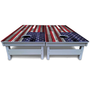 USA / Canada / Union Jack Plank Flag Cornhole Boards - All Weather Series Cornhole Solutions