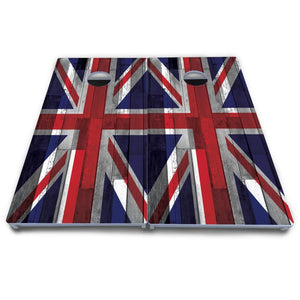 USA / Canada / Union Jack Plank Flag Cornhole Boards - All Weather Series Cornhole Solutions