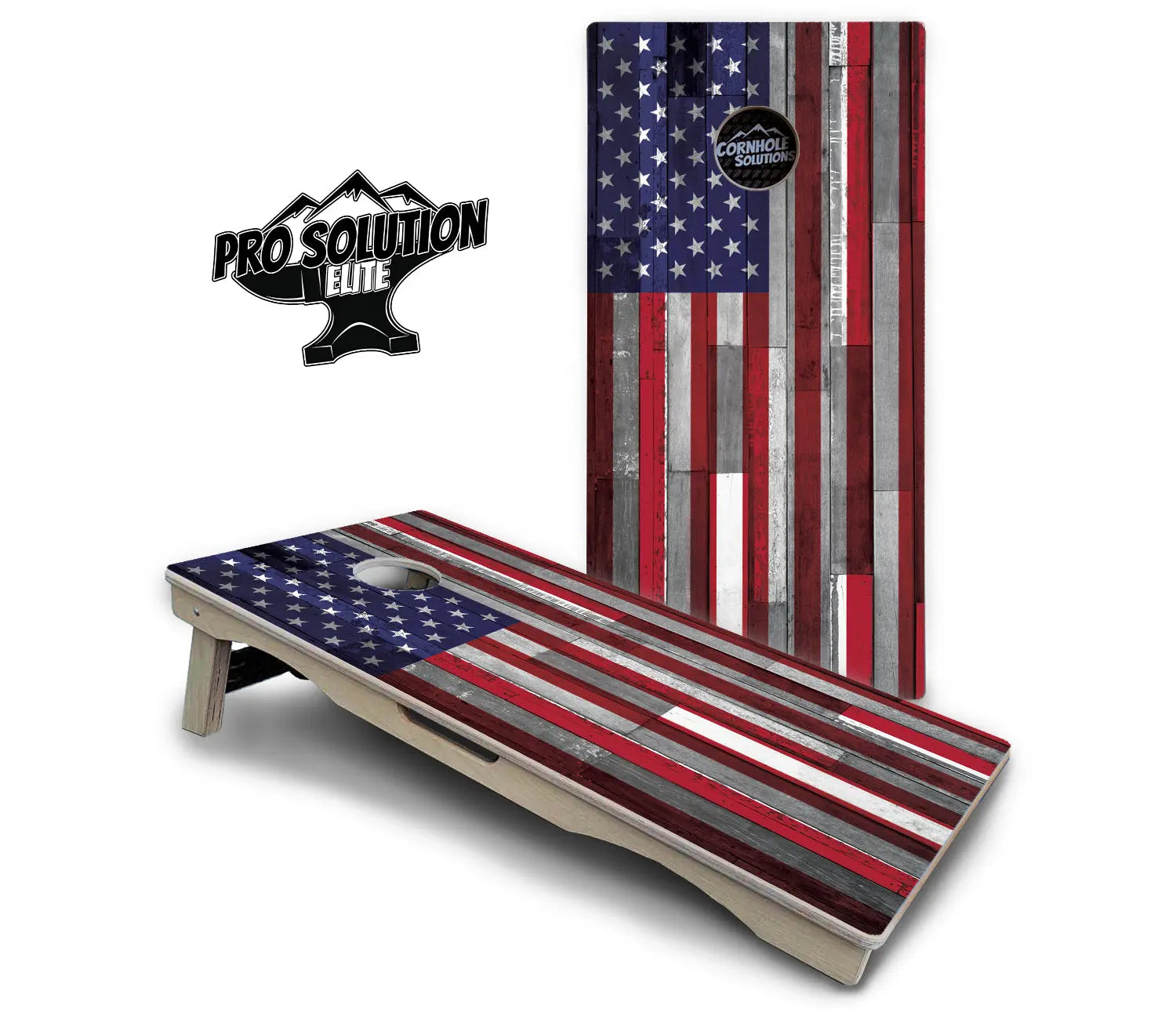 USA / Canada / Union Jack Plank Flag Cornhole Boards - Pro Solution Elite Series Cornhole Solutions