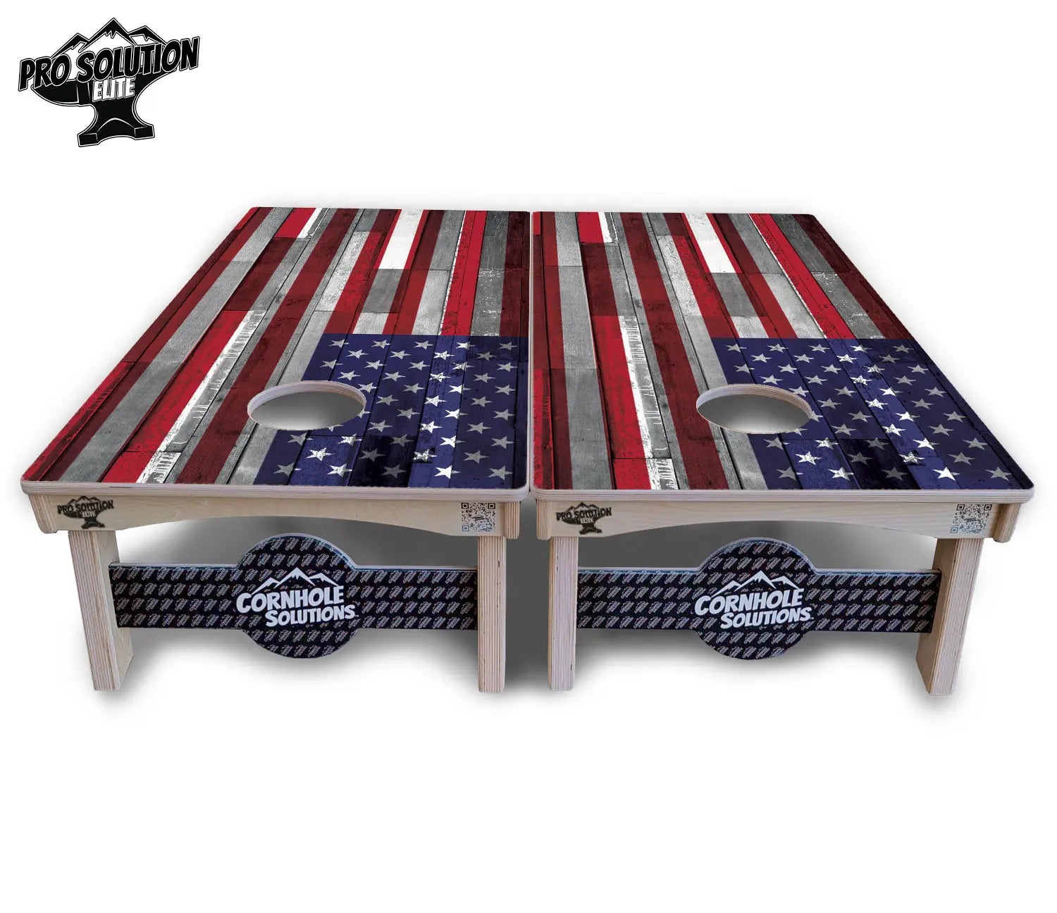 USA / Canada / Union Jack Plank Flag Cornhole Boards - Pro Solution Elite Series Cornhole Solutions