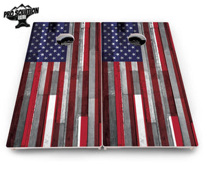 USA / Canada / Union Jack Plank Flag Cornhole Boards - Pro Solution Elite Series Cornhole Solutions