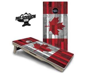 USA / Canada / Union Jack Plank Flag Cornhole Boards - Pro Solution Elite Series Cornhole Solutions