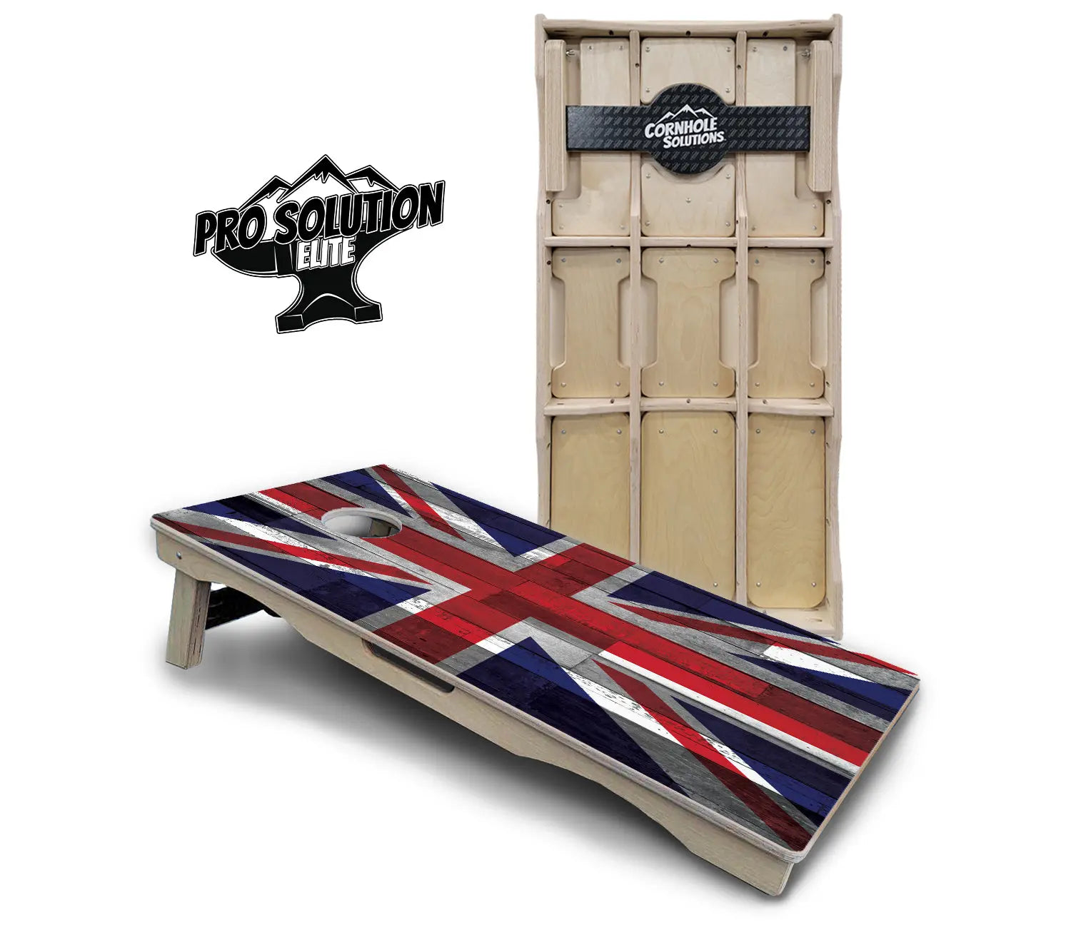USA / Canada / Union Jack Plank Flag Cornhole Boards - Pro Solution Elite Series Cornhole Solutions