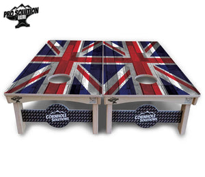 USA / Canada / Union Jack Plank Flag Cornhole Boards - Pro Solution Elite Series Cornhole Solutions
