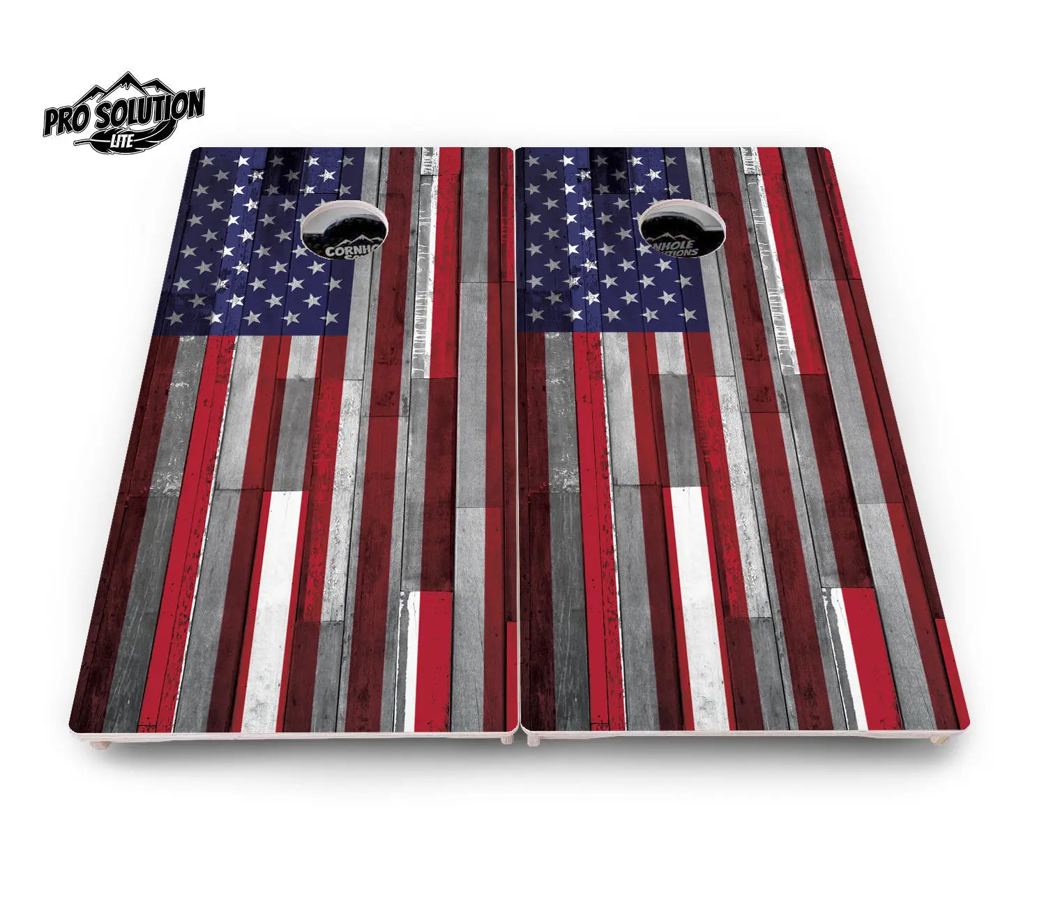 USA / Canada / Union Jack Plank Flag Cornhole Boards - Pro Solution Lite Series Cornhole Solutions